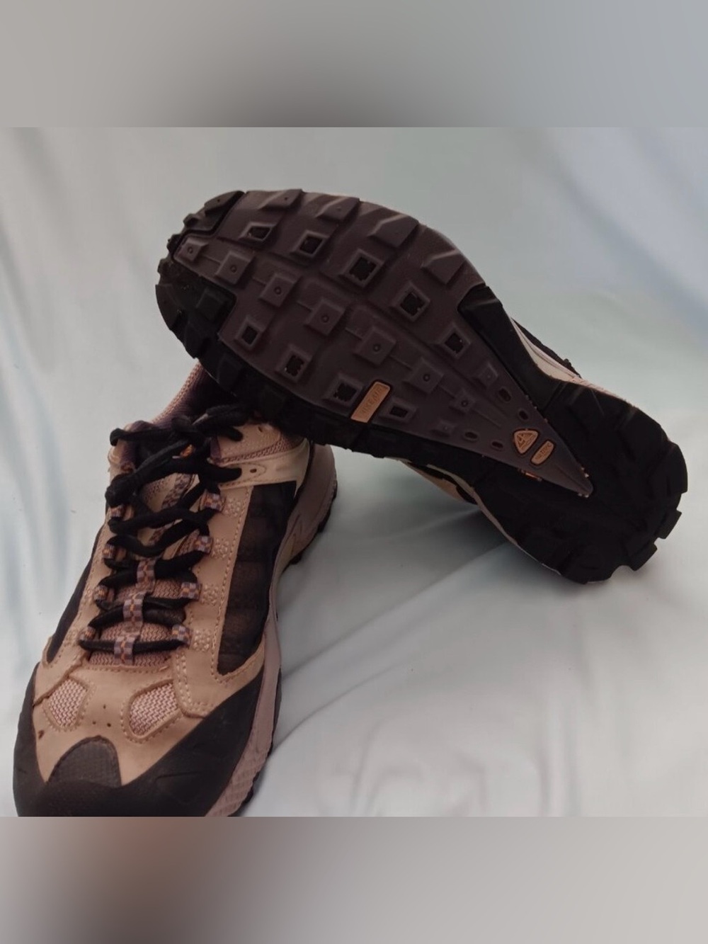 Nike Beige, Black & Orange Trail Sneakers - Picture 4 of 7